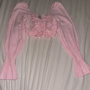 Blanco Pink Crop Top